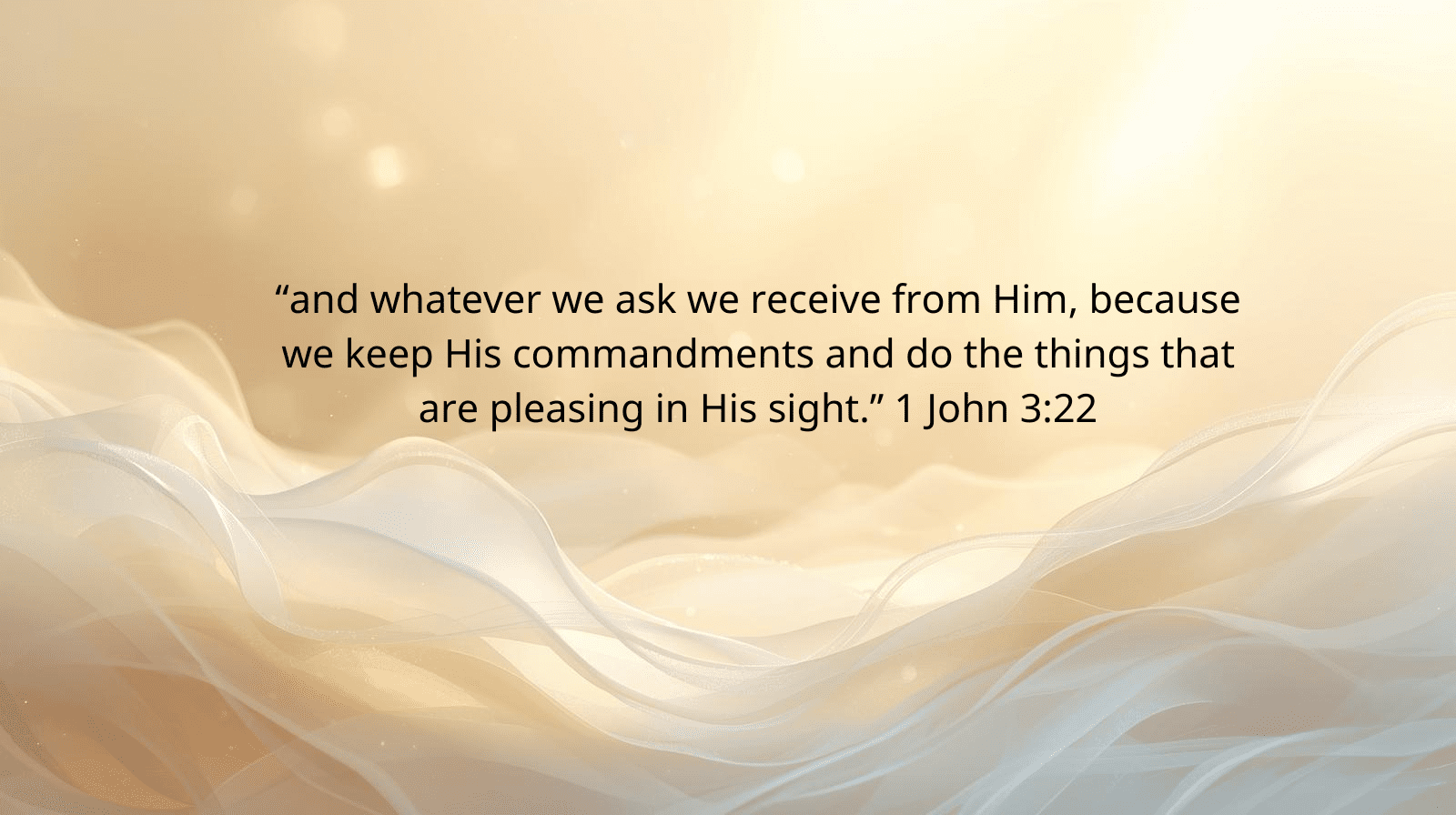 1 John 3:22 Verse Art